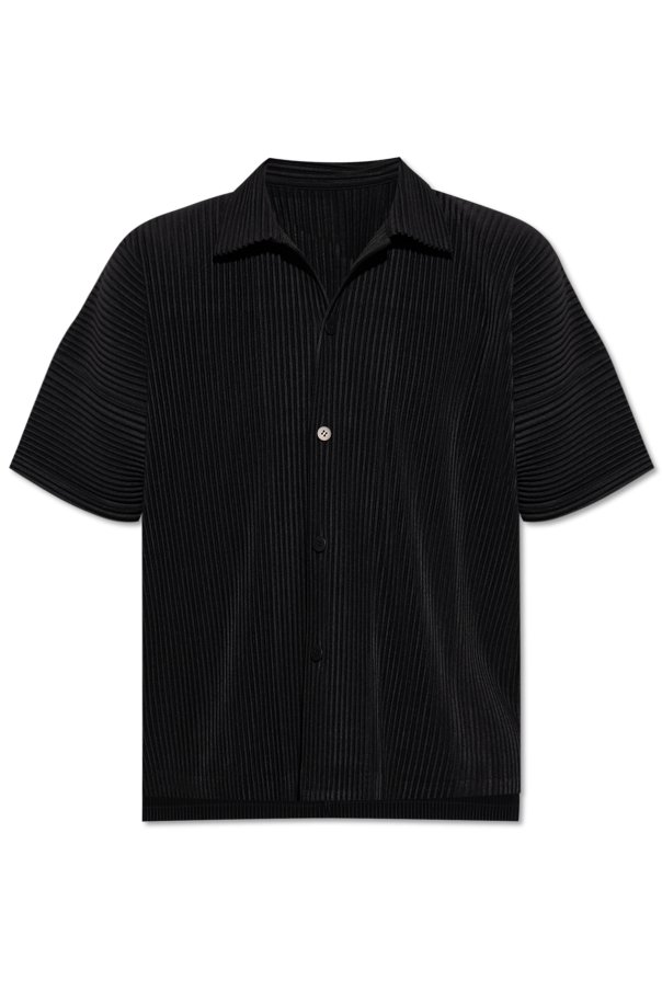 Wanko ISSEY MIYAKE HOMME PLISSÉ Czarny Bawełniany t-shirt Homme Plissé Issey Miyake - Vitkac